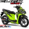 Decal Stiker Vario 125/150 Esp BLACK CLICK Version GREENLIME